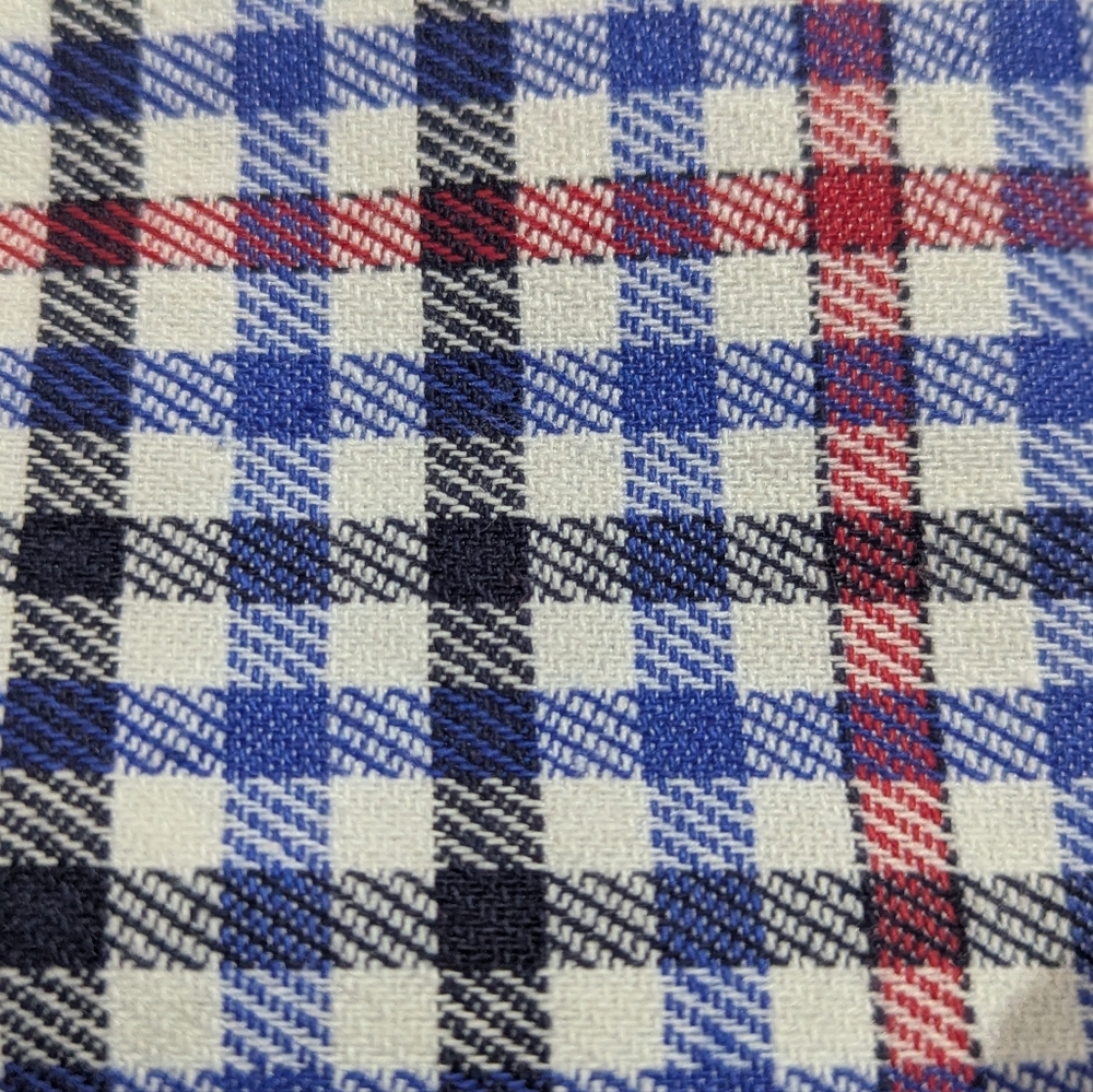 Talbots Red White Blue Gingham Plaid Skirt Office Business Casual Skirt Size 6 - Picture 13 of 14
